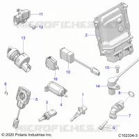 ELECTRICITE, SWITCHES, SENSORS, ECU AND CONTROL MODULES