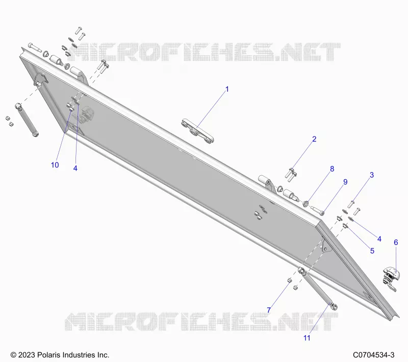 CARROSSERIE ARRIERE WINDOW ASM.