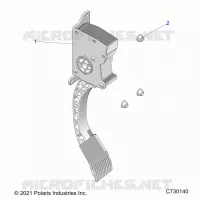 ENGINE, PEDALE D'ACCELERATEUR