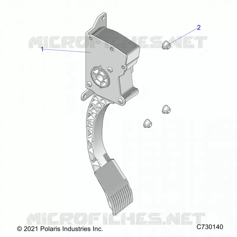 ENGINE, PEDALE D'ACCELERATEUR