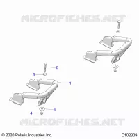 CARROSSERIE ARRIERE RACK, HANDGRIPS