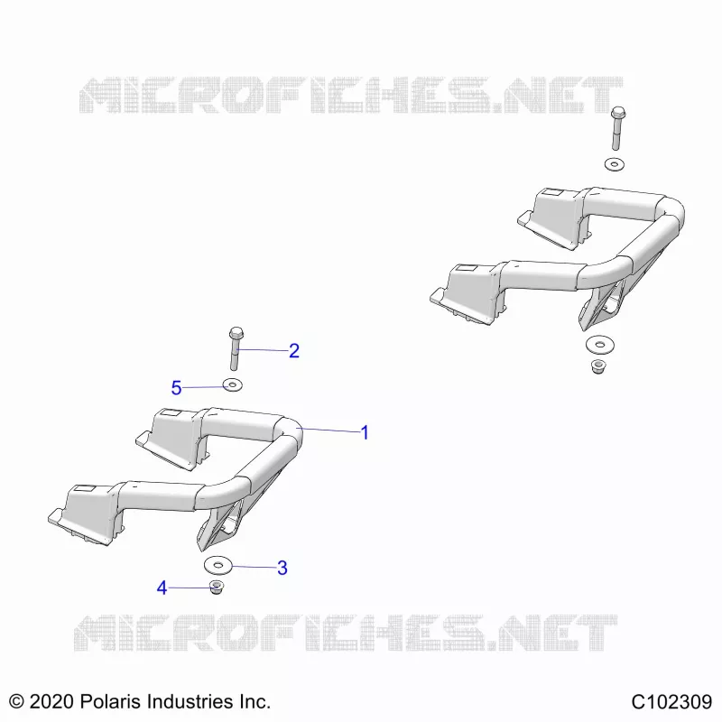 CARROSSERIE ARRIERE RACK, HANDGRIPS