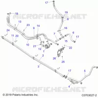 REFROIDISSEMENT ROUTING, MANIFOLD