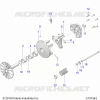 SYSTÃˆME DE TRANSMISSION, PRIMARY CLUTCH