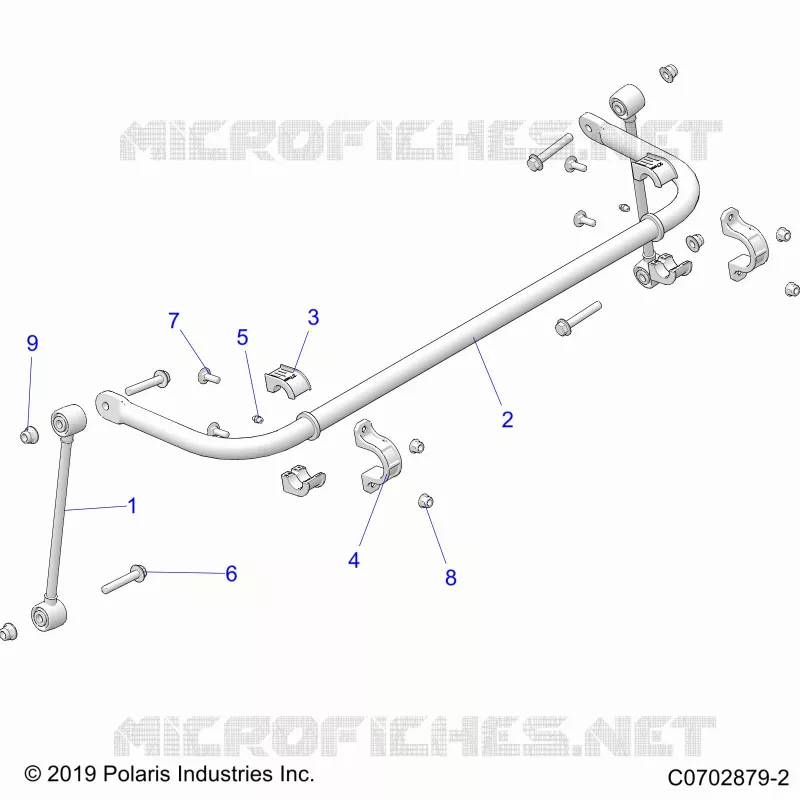 SUSPENSION, REAR BARRE STABILISATRICE