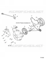 ENGINE, STATOR AND VOLANT MOTEUR