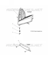 ELECTRICITE, HEADLIGHT AND TAILLIGHT