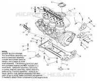SUPPORT MOTEUR SL 780 B964087 and Intl. SL 780 I964087 (4935523552B001)