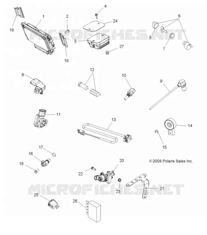 BOUTONS, CAPTEURS, ECU and CONTROL MODULES