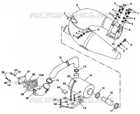 ECHAPPEMENT SL 900 B974091 and SL 1050 B974090 (4940974097B007)