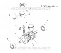 PISTON ET VILEBREQUIN
