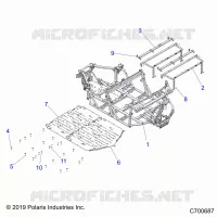CHASSIS, MAIN CADRE