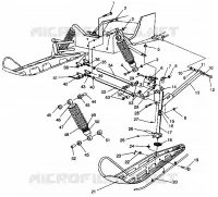 SUSPENSION AVANT AND SKI 440 XCR SP 0941660 (4927082708011A)