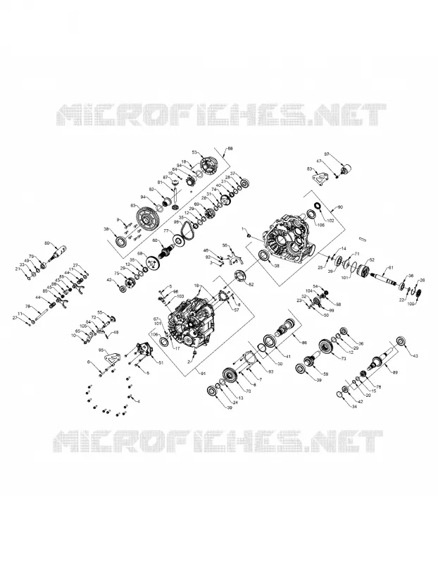 DRIVE TRAIN, PONT PRINCIPAL INTERNALS