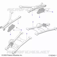SUSPENSION ARRIERE CONTROL ARMS