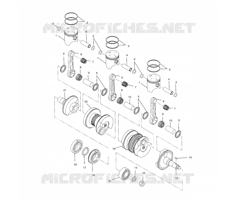 PISTON ET VILEBREQUIN