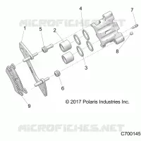 BRAKES, ETRIER DE FREIN ARRIERE