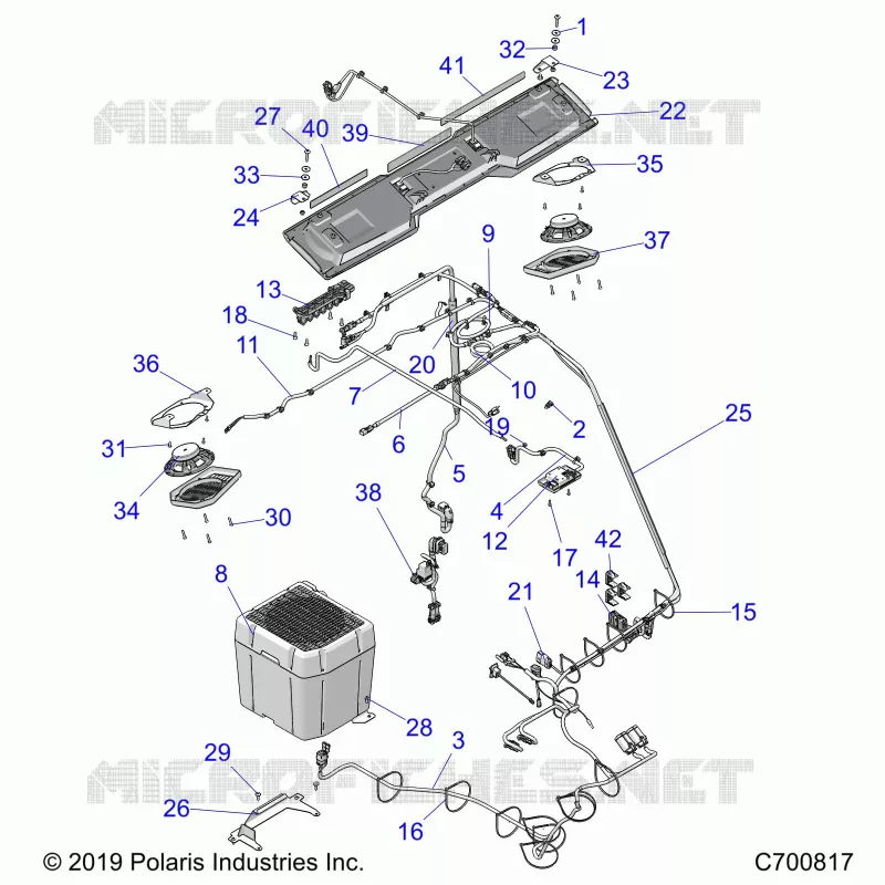 OPT, PREP AUDIO ELECTRICITE COMPONANTS (ROOF) R20RSU99/A/B (C700817)