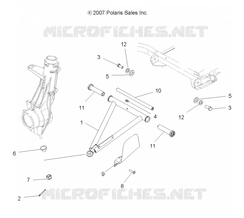 SUSPENSION, A-ARM and SUPPORT MOUNTING