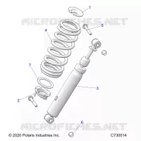 SUSPENSION, AMORTISSEUR AVANT MOUNTING
