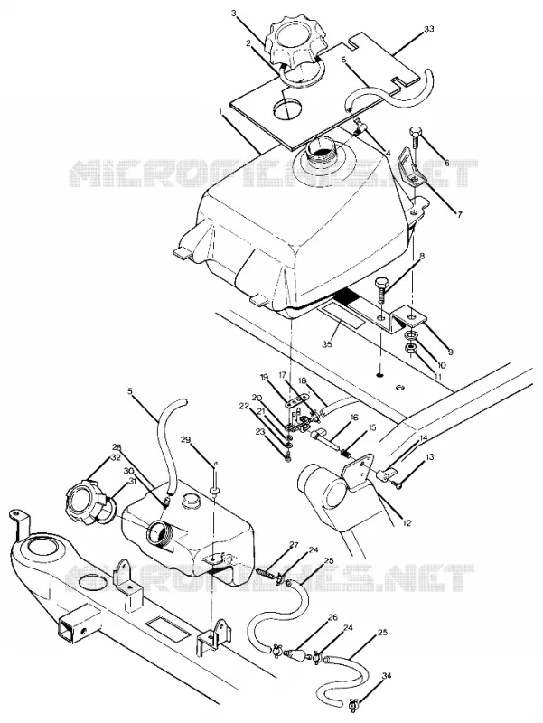 RESERVOIR A CARBURANT (4918411841009A)