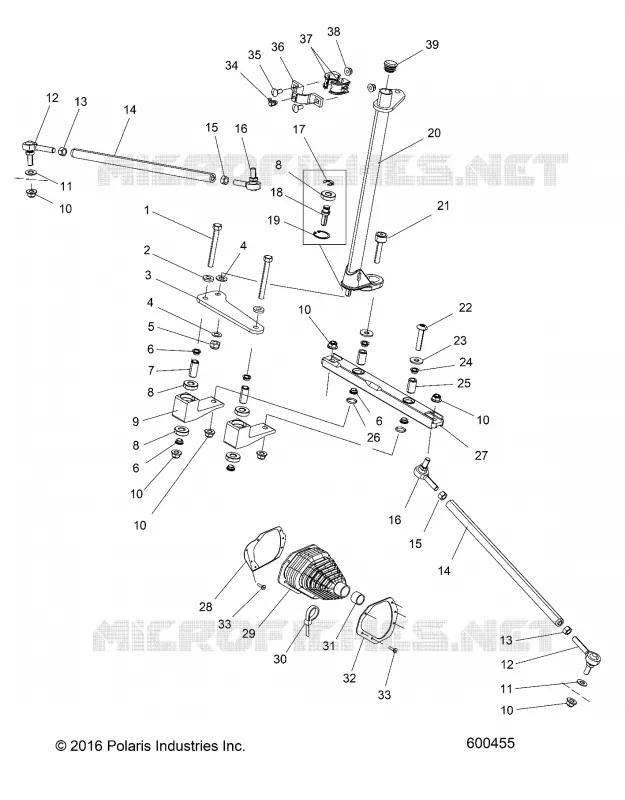 DIRECTION INFERIEUR AND TIE RODS