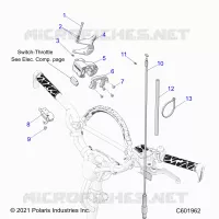 MOTEUR, THROTTLE CONTROL ASM.