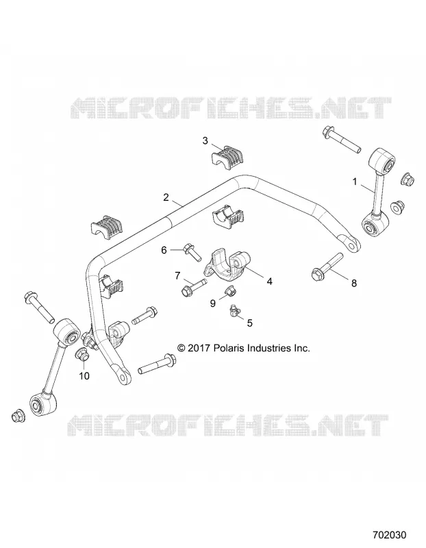 SUSPENSION AVANT STABILIZER BAR- Z19VDE99AD/BD/LD/AK/BK/AN/BN/L99AC/BC/M99AL/K99AD/AK/AN/BD/BK/BN (702030)