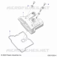 ENGINE, COUVERCLE SOUPAPE