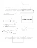 REFERENCES, TOOL KIT AND MANUEL DU PROPRIETAIRES