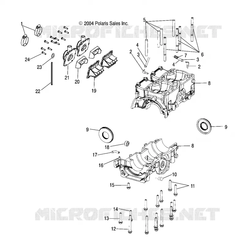 CARTERS MOTEUR (600)