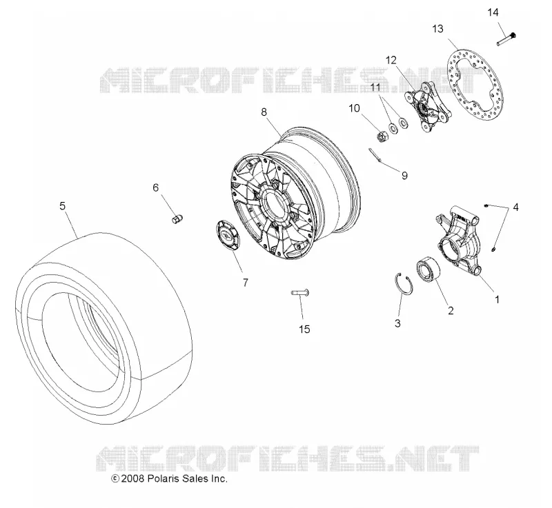 ROUES, REAR and HUB