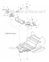CHASSIS, AMORTISSEUR TOWERS