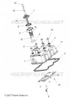 MOTEUR, COUVERCLE SOUPAPE