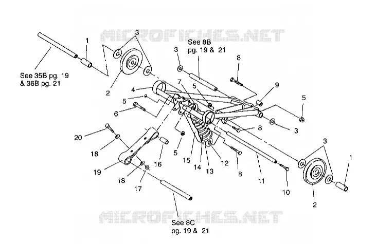 BRAS DE SUSPENSION AVANT XLT/0930767   XLT SKS/0930567 (4923012301023A)
