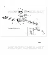 FREIN AVANT BRAKE LEVER AND MASTER CYLINDER