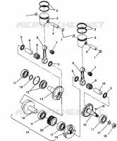 PISTON ET VILEBREQUIN CLASSIC 0942865 AND  CLASSIC TOURING 0942875 (4924962496037A)
