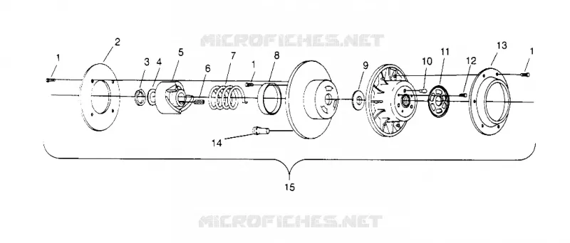 EMBRAYAGE DE TRANSMISSION 440 0962760 (4931743174B014)