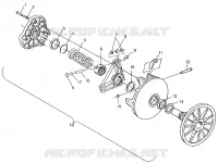 EMBRAYAGE DE TRANSMISSION 700 XC 0971766 (4941814181C001)