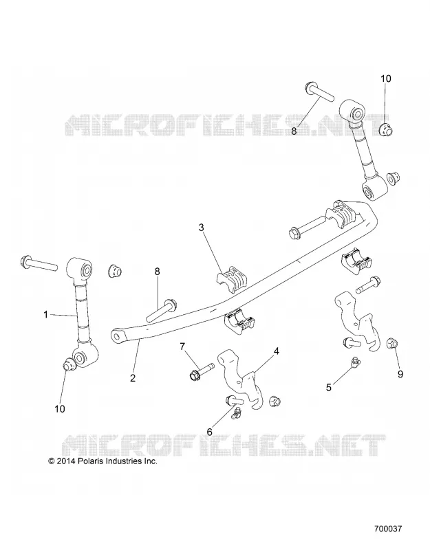 BARRE STABILISATRICE, FRONT