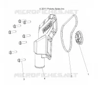 MOTEUR, WATERPUMP IMPELLER and COVER