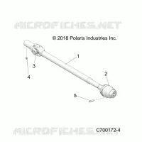 DRIVE TRAIN, ARBRE DE TRANSMISSION AVANT