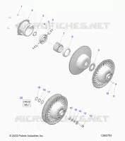 SYSTÃˆME DE TRANSMISSION, CLUTCH, SECONDARY