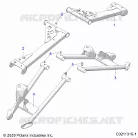 SUSPENSION ARRIERE CONTROL ARMS