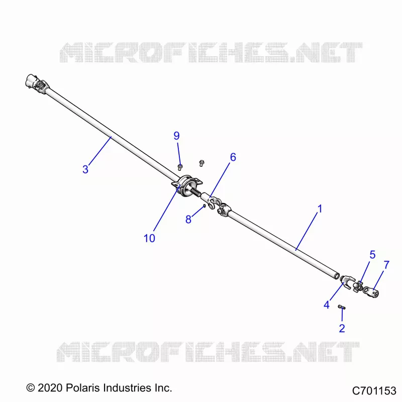 SYSTÃˆME DE TRANSMISSION, PROP SHAFT
