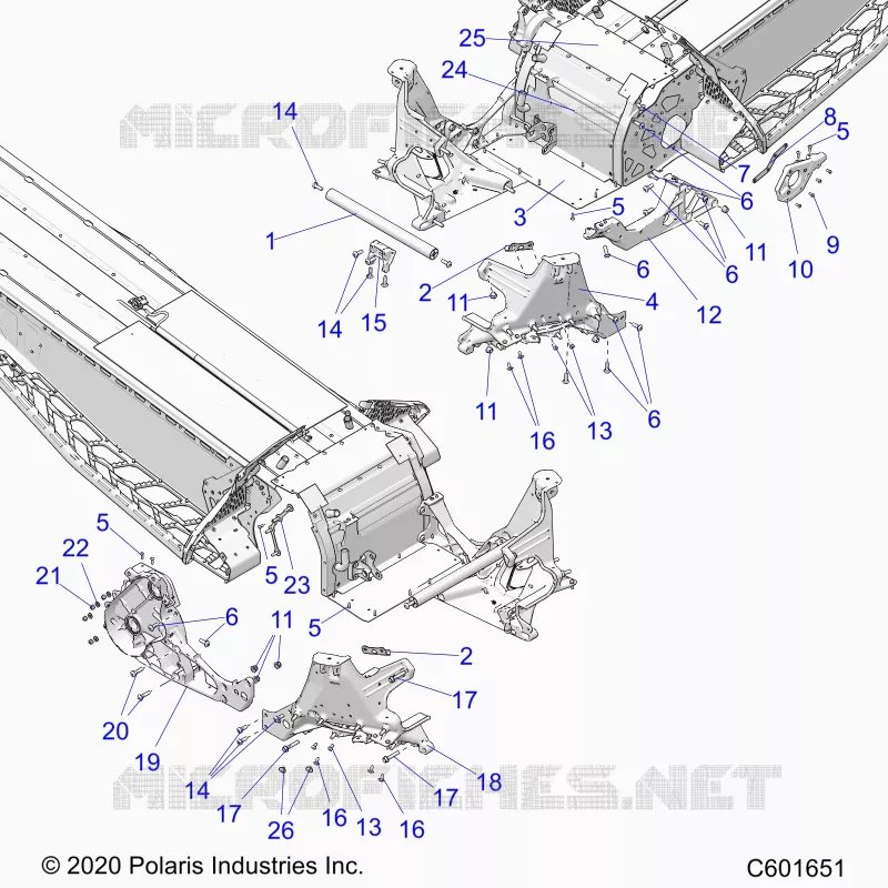 CHASSIS, BULKHEAD ASM.