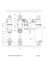 SUSPENSION, AMORTISSEUR AVANT TRACK (7044878)