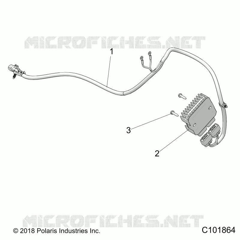 ELECTRICAL, REGULATEUR DE TENSION AND MOUNTING (FROM 11/30/2018)