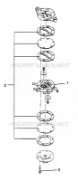 POMPE A CARBURANT XLT 0970756, XLT SKS 0970556,  and XLT RMK 0970956 (4937693769D004)