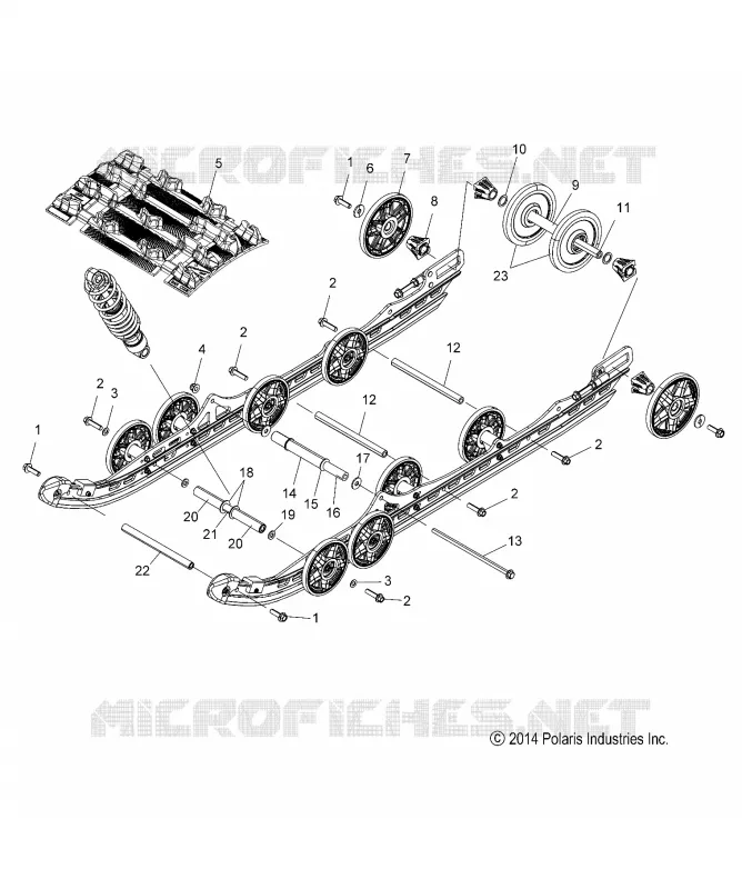 SUSPENSION ARRIERE AND TRACK